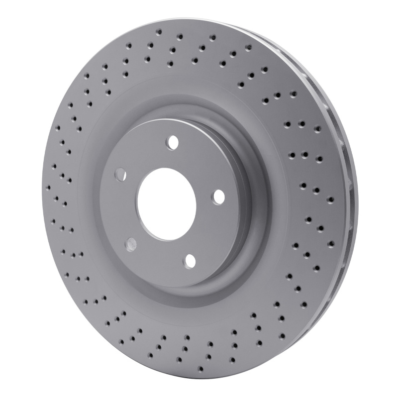 Chevrolet Corvette Brake Rotor (1) - Front - R1 Concepts - GeoSPEC Coated Rotor - Drilled - `06-`13